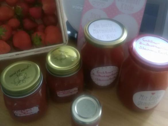 Erdbeer - Zuckeraprikosen - Marmelade 3:1