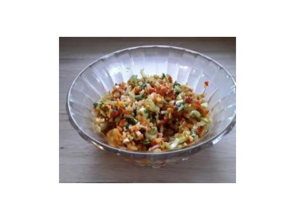 Sellerie-Mango Salat mit Paprika