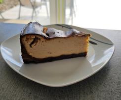 Weihnachtlicher Käsekuchen (Boden ohne backen aus Lebkuchen und Spekulatius)