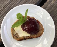 Brombeer-Melone-Marmelade, samtig, ohne Kerne