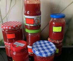 Erdbeermarmelade püriert