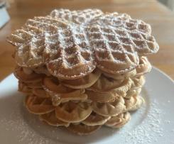 Zimtwaffeln ohne Backpulver