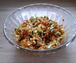 Sellerie-Mango Salat mit Paprika