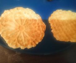 Bricelets mit Zucker