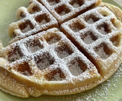 Fluffige Hefewaffeln