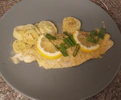 Senf - Honig - Pangasius mit Reis oder Kartoffeln