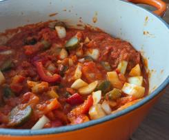 Queen's Schaschliktopf mit Reis und feuriger Soße