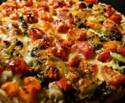 Gemüse- Käse- Quiche