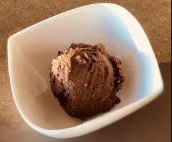 Variation Eis wie B&J mit Teigstückchen - ohne Ei