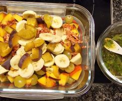 Obstsalat mit Limetten-Dressing