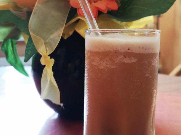 Eiskaffee aus Hafermilch