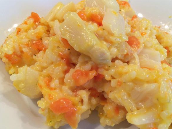 Spargelrisotto mit Möhren