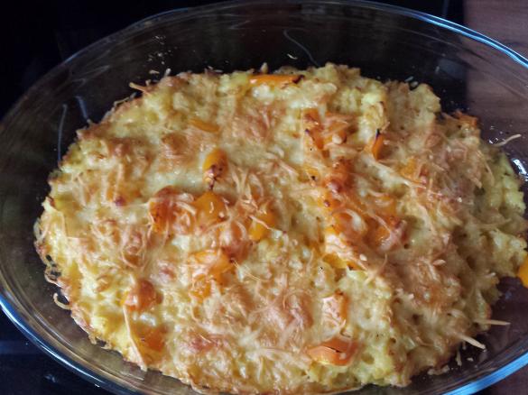 Leichtes Kartoffelgratin mit Kirschtomaten