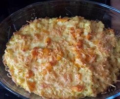 Leichtes Kartoffelgratin mit Kirschtomaten