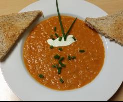 Rote Linsensuppe vegan