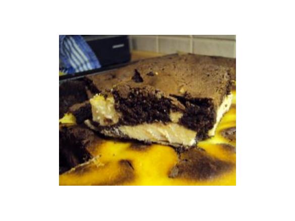 Brownie-Käsekuchen vom Blech