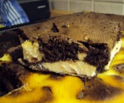 Brownie-Käsekuchen vom Blech