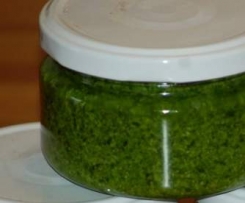 Bärlauchpesto mit Cashewnüssen