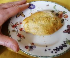 Haferflockenrollen -  4 kleine oder zwei große flache Brötchen