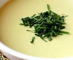 Creme Vichyssoise (kalte Lauchsuppe)