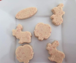 Frozen-Pralinen Weiße Erdbeer 