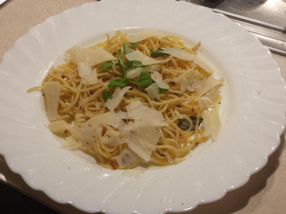 Spaghetti Aglio Olioe e Pepperoncino