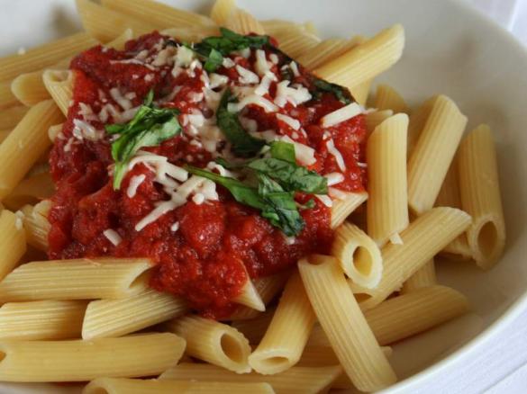 Penne a gusto di pomodoro alla deluxe