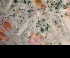 Kohlrabi-Karotten-Gemüse