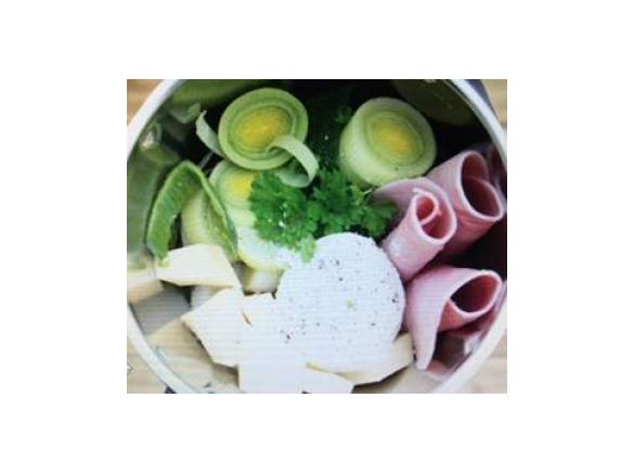 Schinken-Lauch-Brötchen