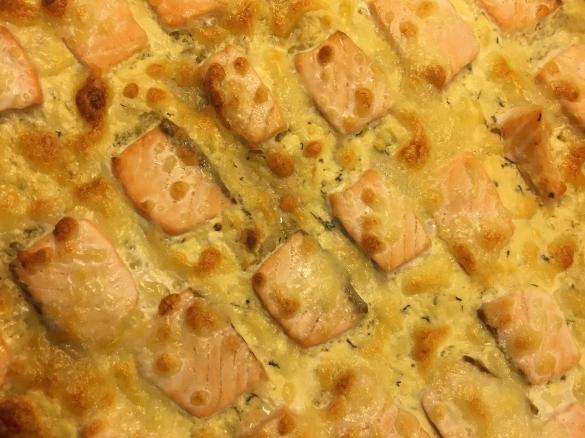 Lachspizza, Pizza mit Lachs