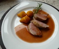 Schweinefilet mit Rosmarin-Honig