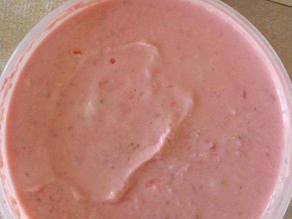 Himbeer-Tomaten-Käse Dipp