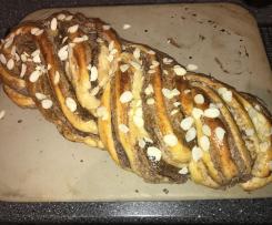 Saftiger Nusszopf / Nussstriezel