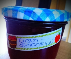 Kirsch- Bananen Marmelade a la Jessy