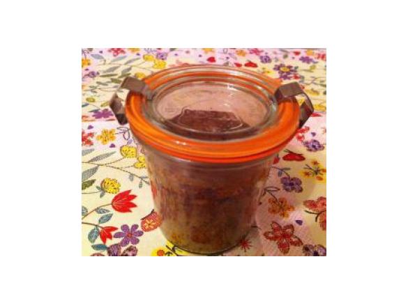 Veganer Schokokuchen im Glas 