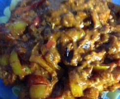 Paprika-Tomaten-Schnitzel / Überbacken