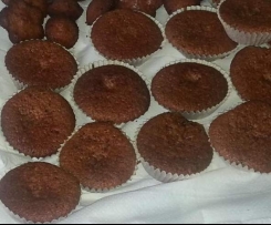 Muffins mit Schokopudding