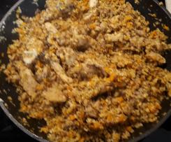 Low Carb Gyros mit Gemüse