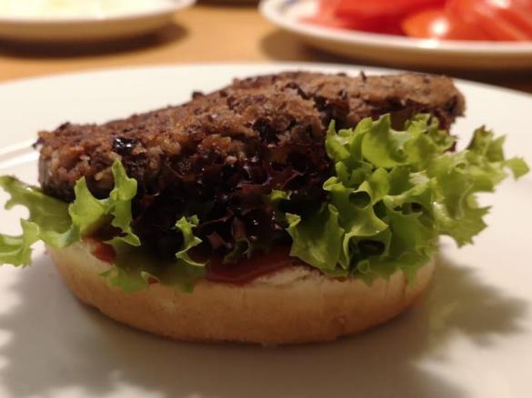 Black Bean Pattie, Burgerpattie vegetarisch