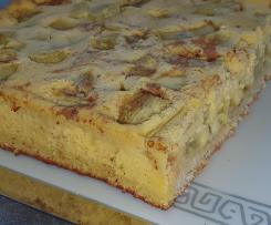 Rhabarber-Kuchen
