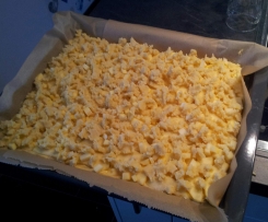 Blechapfelkuchen mit Butterstreusel