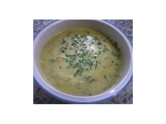 Wirsingsuppe mit Curry