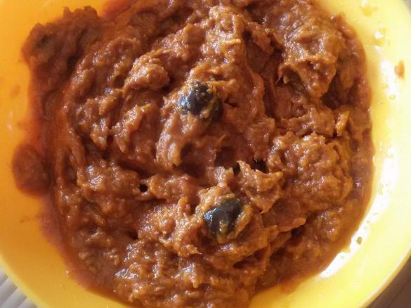 Variation von Pasta Tonno