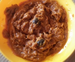 Variation von Pasta Tonno