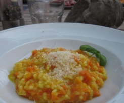 Möhren-Risotto mit Safran