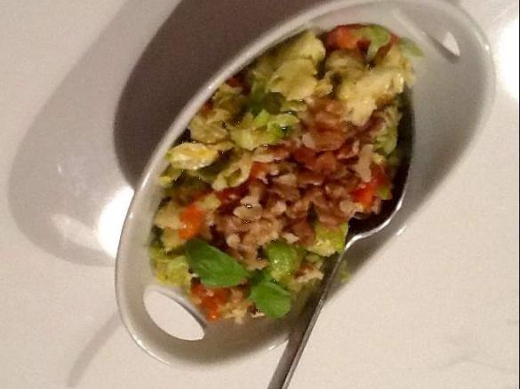 Rosenkohlsalat Rohkost