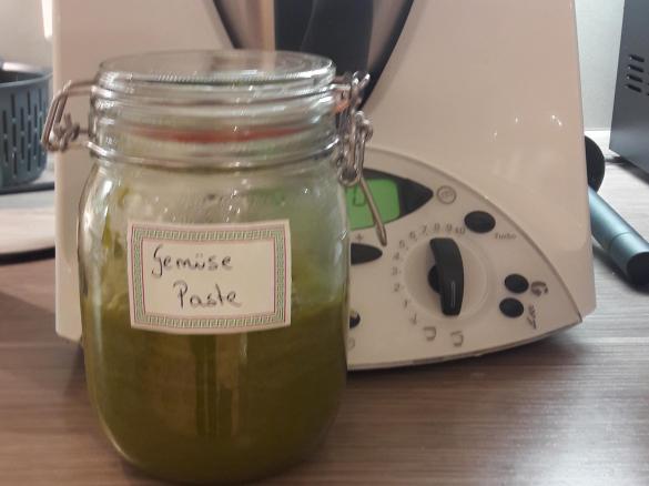 Gemüsepaste für Brühe ohne Geschmacksverstärker