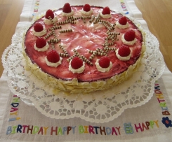 Frischkäsekuchen mit Knusperboden