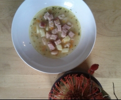 Dicke Bohnen mit Kassler