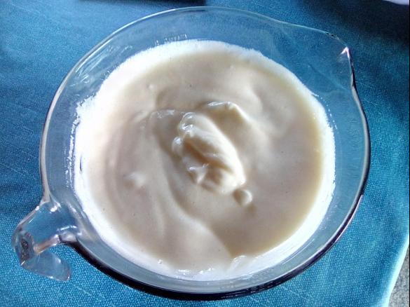 Hefewaffeln mit  Apfelwein-Schaumsoße